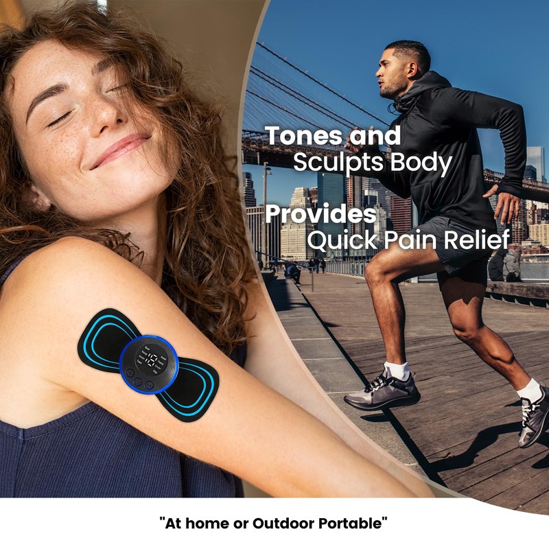 PLENO 8Pcs Pad for Whole Body Massager, Pad Only (Host