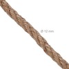 Relaxdays Jute Rope 12 mm, Set of 2 Natural Ropes,