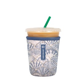 Sok It JavaSok Iced Coffee & Cold Soda Insulated Neoprene Cup Sleeve (Shore Thing, Small: 16-20oz)