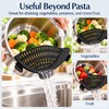 Clip-On Silicone Pot Strainer for Pasta, Vegetables & More –