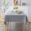 LivinEase 100% cotton tablecloth (grey, tablecloth (142 x 230 cm))