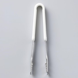 Kai Corporation KAI KITCHEN DH8086 Tip with Claws for Ice Tongs, Resin Handle, Dishwasher Safe, White, Made in Japan
