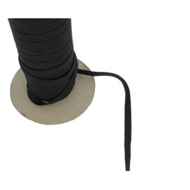 Premium Elastic Band Rubber Bands for Sewing Elastic Firm Tight Pull (Black, 10 mm Wide // 5 Metres)