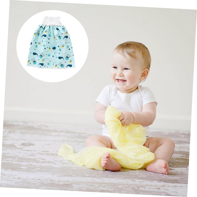 Hohopeti Potty Training Pants Washable Nappy Pants Folding Skirt Comfortable