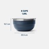 YETI Rambler Insulated Food Bowl, Navy, Medium (1.89 L)