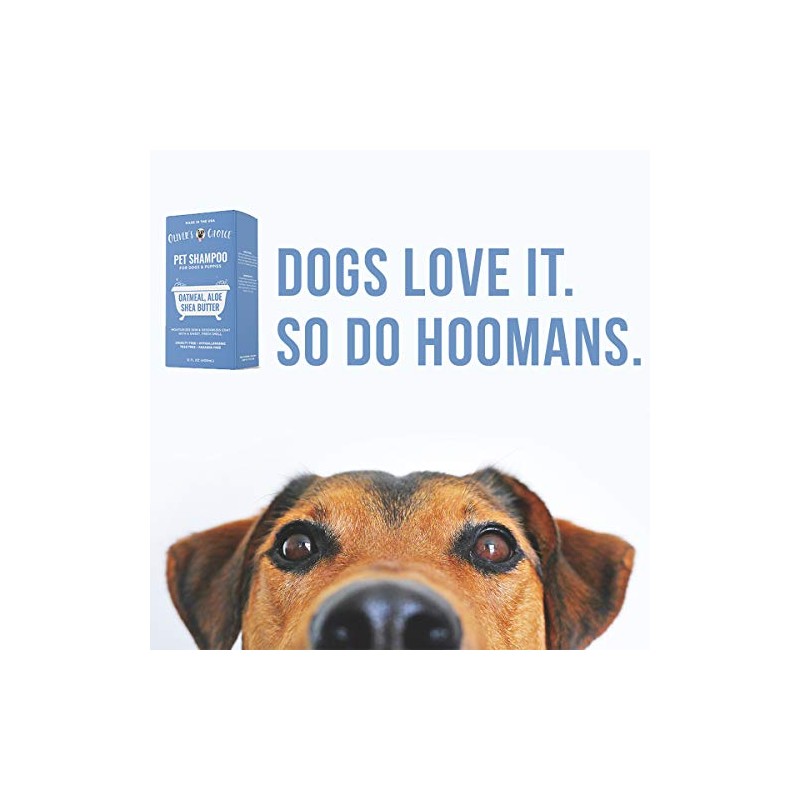 OLIVERS CHOICE- Champú para Perros con Avena y Aloe Vera.