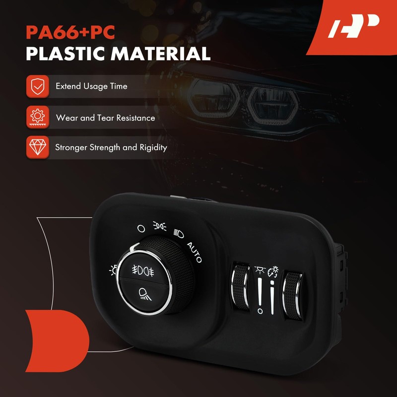 A-Premium Headlight Switch Instrument Panel Headlamp Dimmer Switch Compatible with