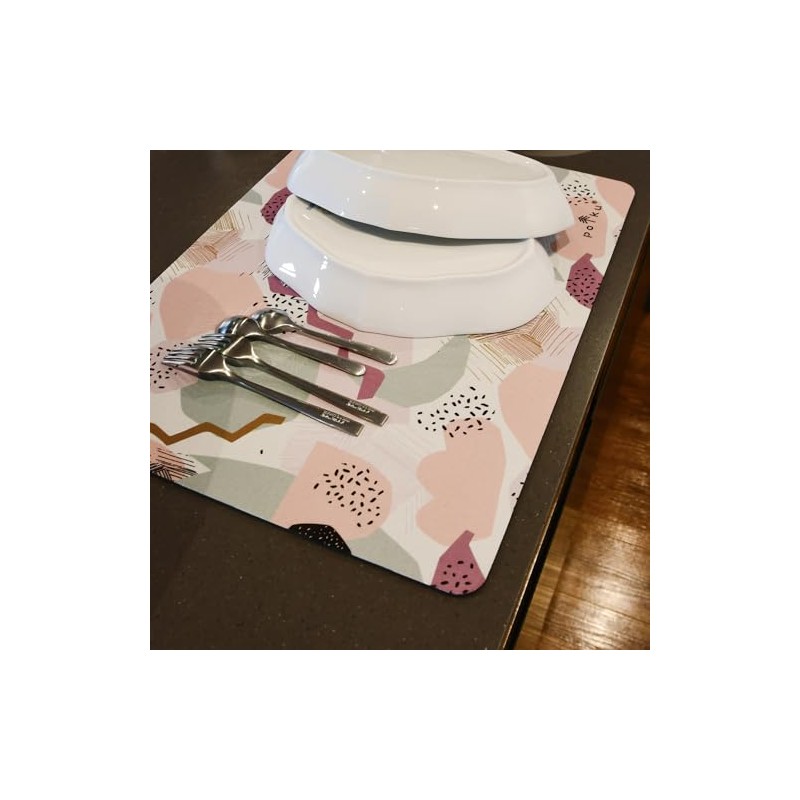 丸眞 水切りマット polku(ポルク) ビバリーヒルズ ビバリーヒルズ 吸水 速乾 洗濯不要 お手入れ簡単 545039900