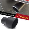 LCGP Adjustable 2.5"-3" Inlet Exhaust Tip 2.5"-3" x 4.5" x
