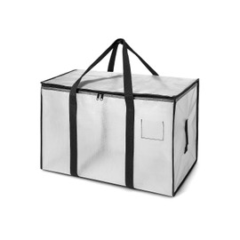 Veradome Heavy Duty Clear Tote Bag for Storage & Organization – Extra Large, Durable Zippered Storage Bin with Reinforced Handles – for Home, Travel & Garage Use (X-Large, 4.0, Count)