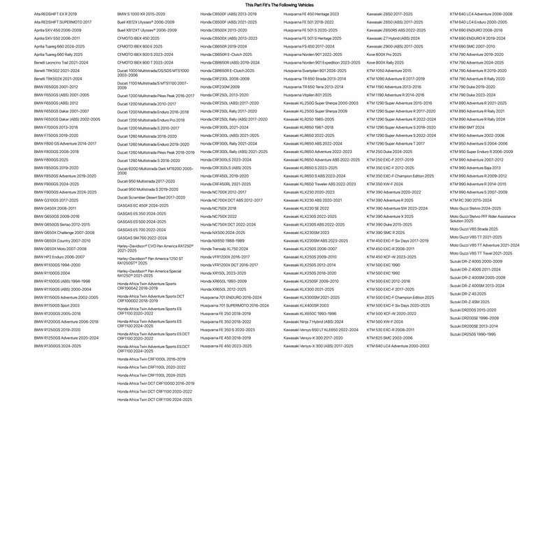 Tusk Olympus Tank Bag Small Black/Grey For KAWASAKI KLX300SM 2021-2024