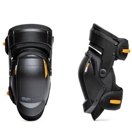 ToughBuilt - Rodilleras estabilizadoras de apoyo para el muslo (GelFit Rodillera - Negro)                                                             