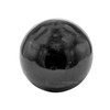 Black Tourmaline Crystal Ball with Stand - 3" Inches Large