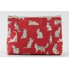 DDintex FLORET LONDON BASIC Pouch, L, Miao, Red, 7.1 x