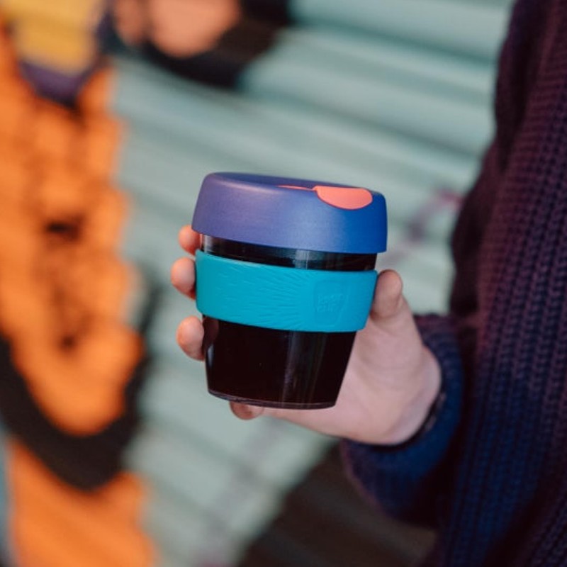 KeepCup Original, Lightweight Reusable Plastic Coffee Cup with Splashproof Sipper