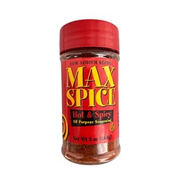 Max Spice Seasoning - 2oz- Hot and Spicy All Purpose Seasoning