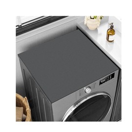 GIDWRIY Washing Machine Cover 60 x 60 cm, Washing Machine Cover Non-Slip Washing Machine Cover, Universal Washing Machine Dust Protection, Washing Machine Cover, Tumble Dryer Top Protector Mat for