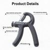 DOETYD 2PCS Hand Grip Strengthener Forearm Strengthener Grip Strength Trainer,