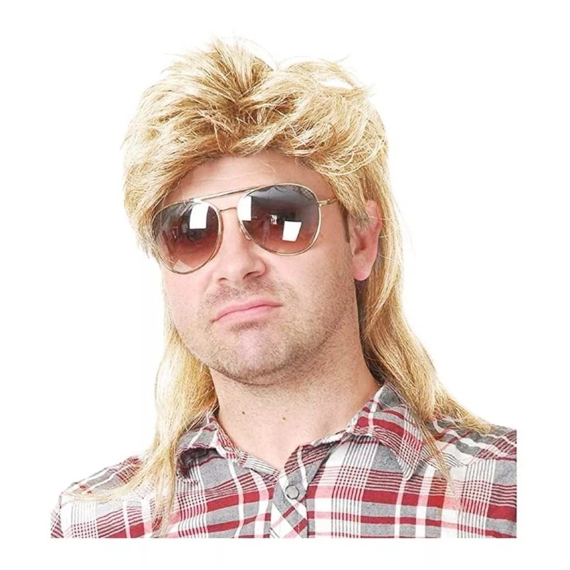 OEM Kaneles Mullet Pelucas Para Hombre 80 Disfraces Fancy Party