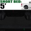 Black Rubber Horizontal Line Truck Bed Floor Mat Liner v2