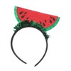 SAFIGLE Watermelon Effect Hairband for Adults Cute Cartoon Accessory for Parties Festivals and Daily Wear Elastic and Design for Comfort