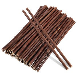 50Pcs Natural Wood Sticks for Crafting Decorative Dried Branches Versatile DIY Wood Twigs for Home Decor Projects with Random Thickness