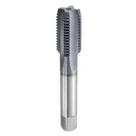 HARFINGTON M22x2.5 Metric Thread Tap 6542 Cobalt High-Speed Steel TiCN Coated Plug Tap Right Hand Straight Flutes Screw Threading Hand Tap