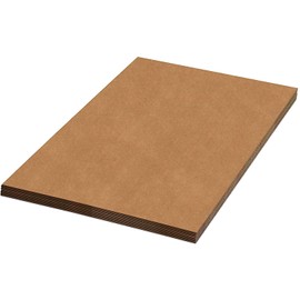 Aviditi Corrugated Cardboard Sheets 24" x 72" (5 Pack) Large Card Board for Layer Separation Packaging Mailing Shipping Packing, and Protecting Products from Forklift Damage - 5 Pack