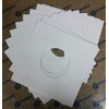 7 Inch White Paper Sleeves Pack of 50