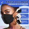 XDX KN95 Face Masks 100 Pack, 5 Layers Breathable Comfortable