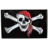 Pirate Skull and Cross Bones Enamel Lapel Pin Badge Brooch