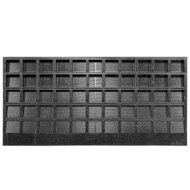 Electriduct 2" Non Slip Rubber Threshold Wheelchair Ramp for Accessibility | Use with Wheelchairs, Mobility Scooters for Home, Steps, Stairs, Doorways, Curbs - 40" W x 20" L Black