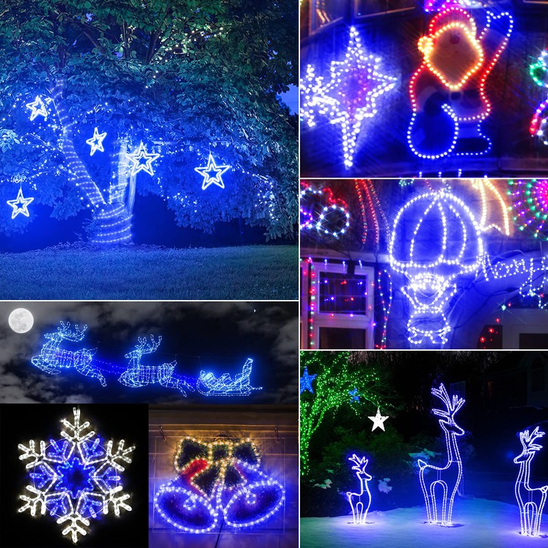 KerKoor Solar Rope Lights Outdoor Waterproof LED - 200 LED
