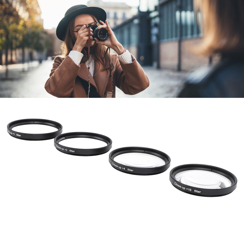 Close Up Filter Kit 4 in 1 +1 +2 +4