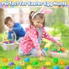 50 Count 2.4" Plastic Easter Eggs, 44 Pcs Empty Suprise