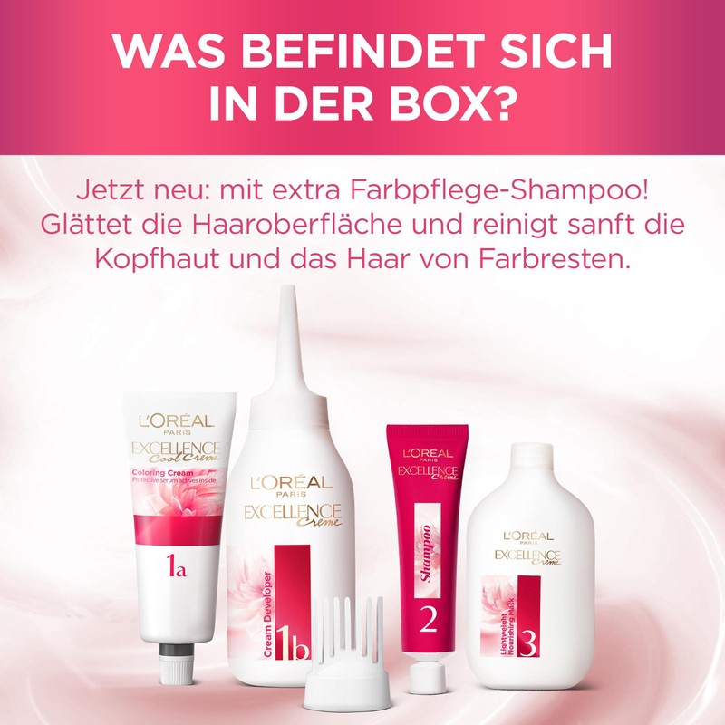 L'Oréal Paris Excellence Cream Pack of 3 x 268 g