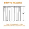 RYB HOME Thermal Insulated Curtains Blackout Small Window Drapes Light