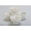 BIA Cordon Bleu 16-Ounce Fluted Bowl, Set of 4, White