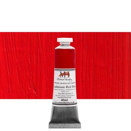 Michael Harding Artist Oil Colours, Cadmium Red Deep, 40ml Tube, 50540