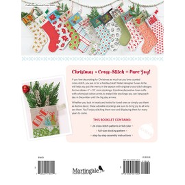 Cross-Stitch Christmas Countdown: 24 Mini Stockings