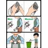 10 Pack Disposable Emergency Urinal Bag, Portable Camping Pee Bags,