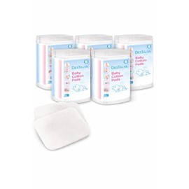 DESTALYA Almohadillas de algodón para cambio de pañales | cuadrados de algodón grandes para piel sensible | toallitas de limpieza | paños suaves para cuidado personal, eliminación de maquillaje (Maxi Pads 360)