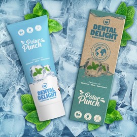 Made in Germany: Dental Delight Pack of 4 Glacier Mint Toothpaste Vegan Climate Neutral Microplastic-Free