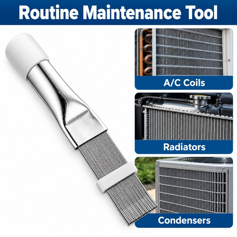 Air Conditioner Fin Comb for Coil Cleaning – Stainless Steel