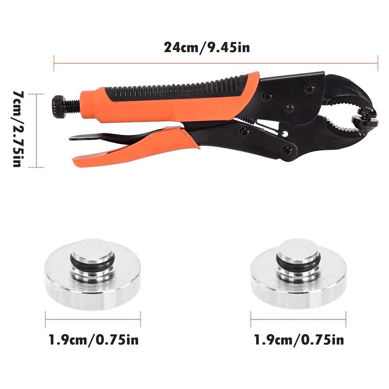 Dedjgoo Heavy Duty Snap Fasteners Kit+ Canvas Snap Kit,Screw Snaps,Boat