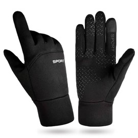 MOLENKY Winter Gloves, Waterproof Cycling Gloves, Unisex Touchscreen Gloves, Warm and Non-Slip, for Running, Driving, Cycling, Hiking (XL)
