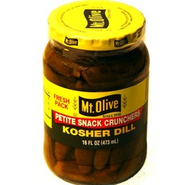 Mt Olive Kosher Dill PETITE SNACK 16oz 3pack