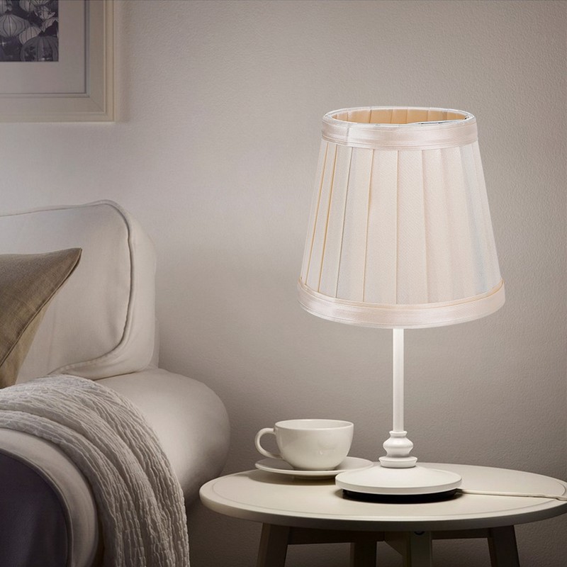 6PCS Modern Simple Chandelier Pendant Lamp Shade Cover Fabric Lampshade