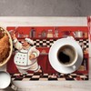 Kitchen Chef Table Placemats Set of 4 Abstract Funny Chef