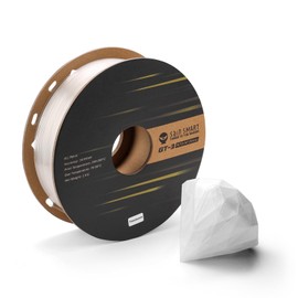 SainSmart Hyper Speed PETG Filament 1.75mm, Glossy High Toughness PETG 3D Printer Filament for Most 3D Printers, Dimensional Accuracy +/-0.04mm 1KG (2.2lbs) Spool Clear